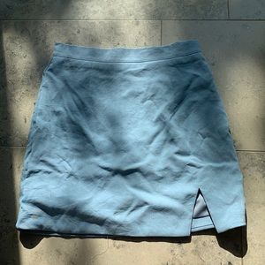 princess polly blue mini skirt